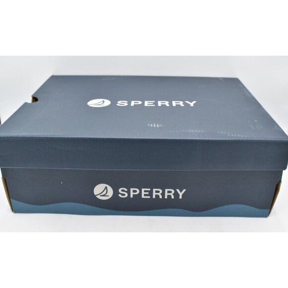 Sperry Mens Size 10 Saltwater Brown Navy Water-Resistant Wax Chukka Duck Boots - Picture 9 of 10